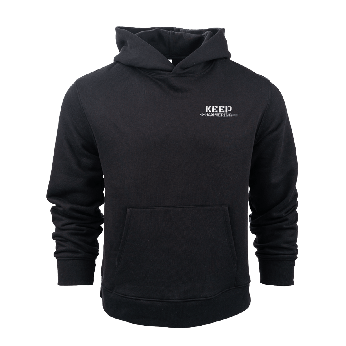 Keep Hammering Premium Hoodie | French Terry Pullover