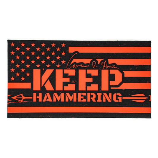 KEEP HAMMERING DECAL