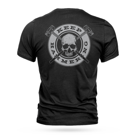 KEEP HAMMERING SKULL T-SHIRT