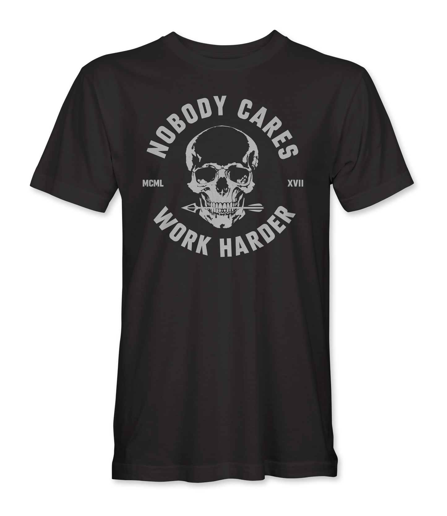Nobody Cares Skull T-Shirt