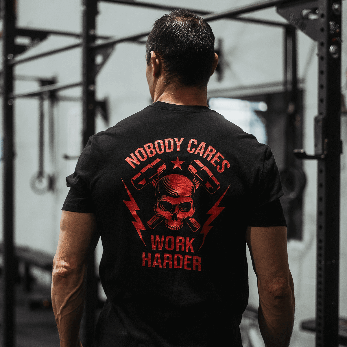NOBODY CARES HAMMER T-SHIRT