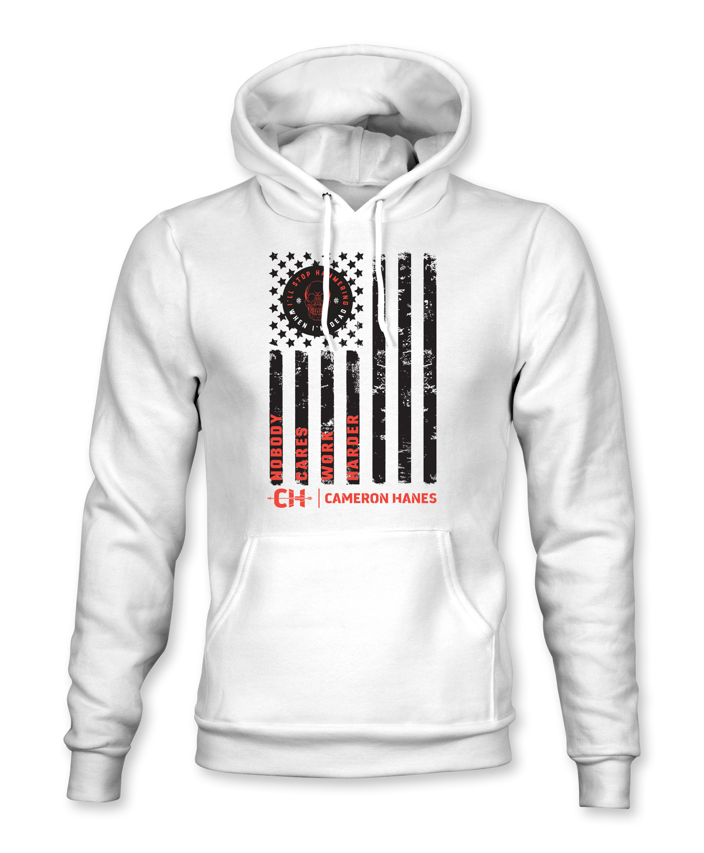 Nobody Cares Flag Hoodie