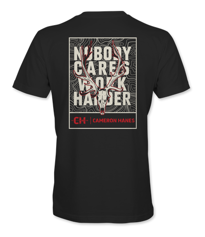 Nobody Cares Work Harder Stag T-Shirt