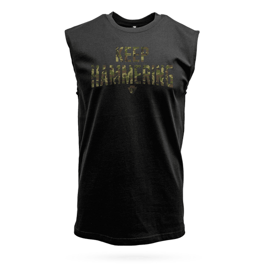 KEEP HAMMERING CAMO CUTOFF