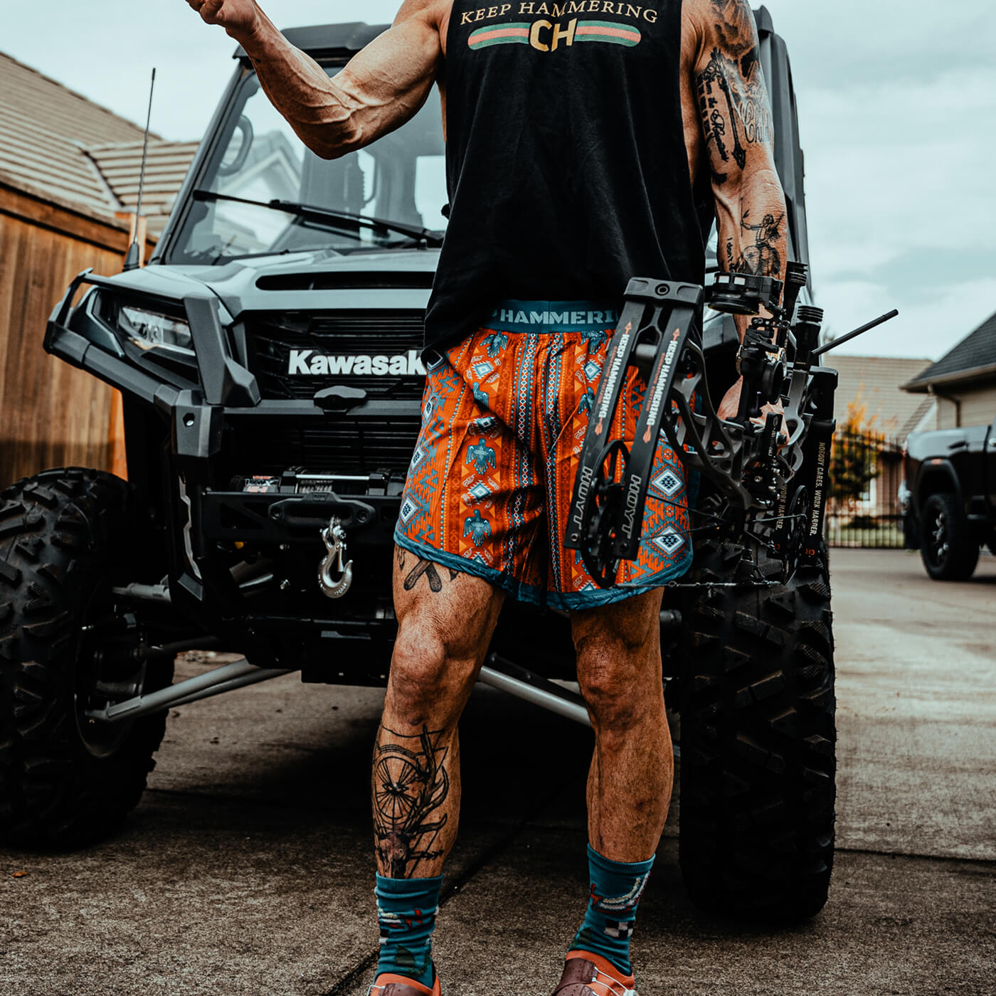 STRIDER AZTEC SHORTS