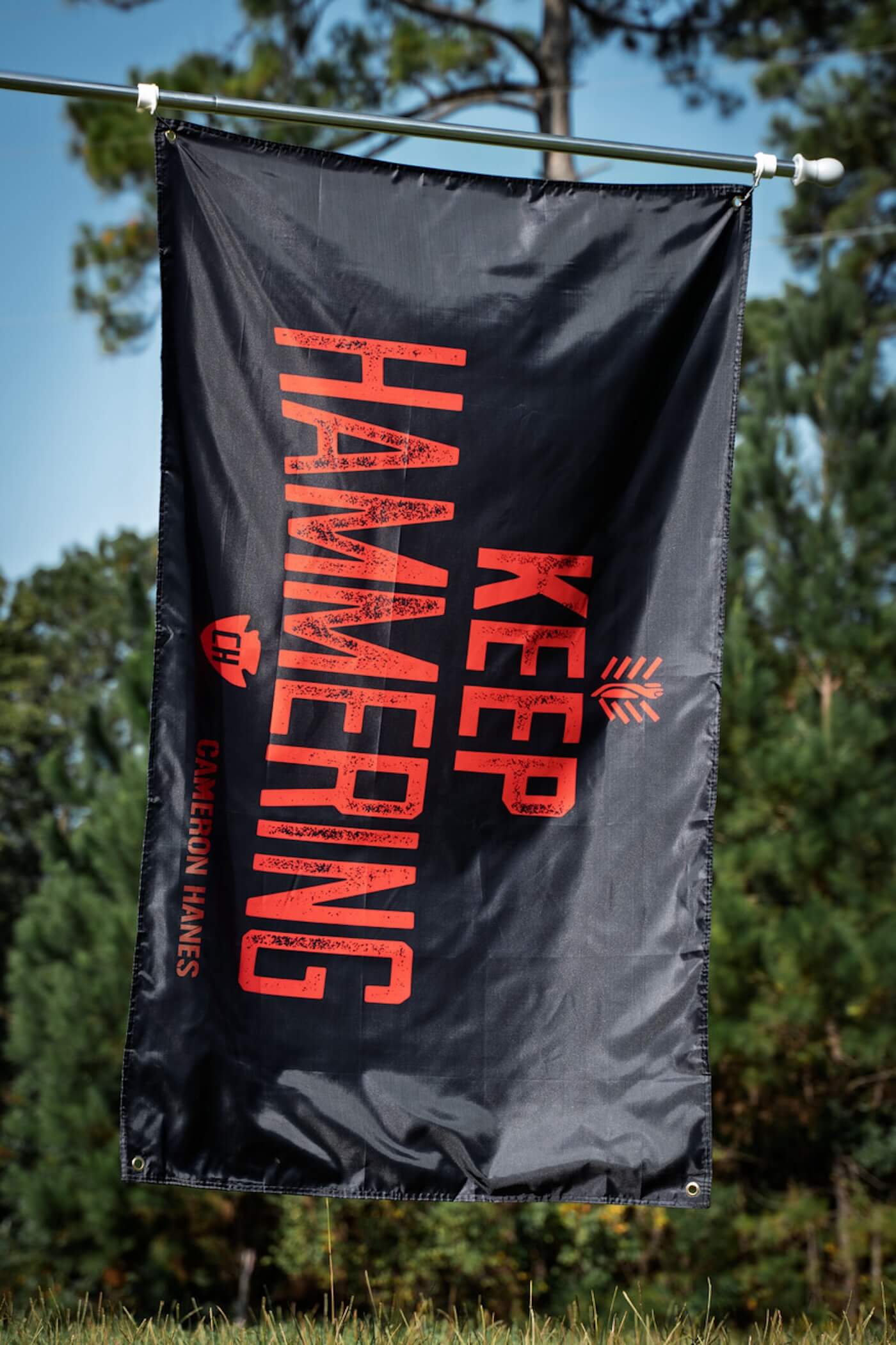 KEEP HAMMERING FLAG