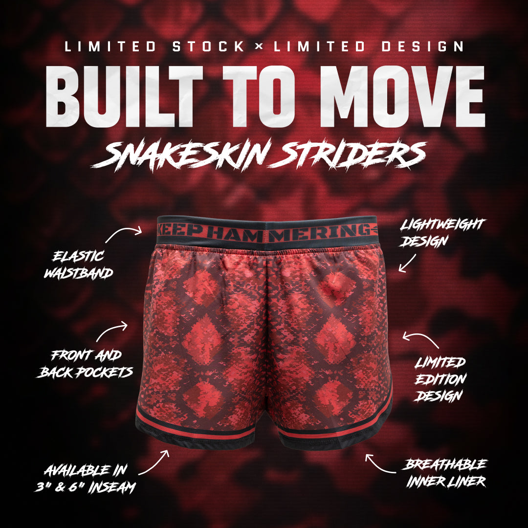 STRIDER SNAKESKIN SHORTS