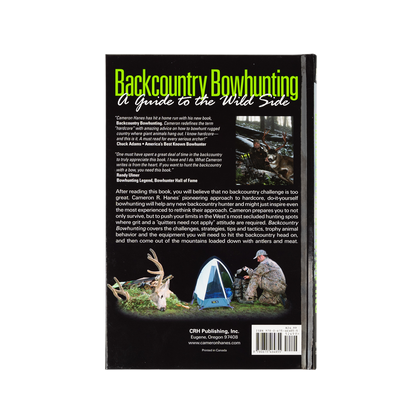 BACKCOUNTRY BOWHUNTING BOOK