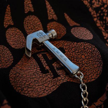 KEEP HAMMERING KEYCHAIN