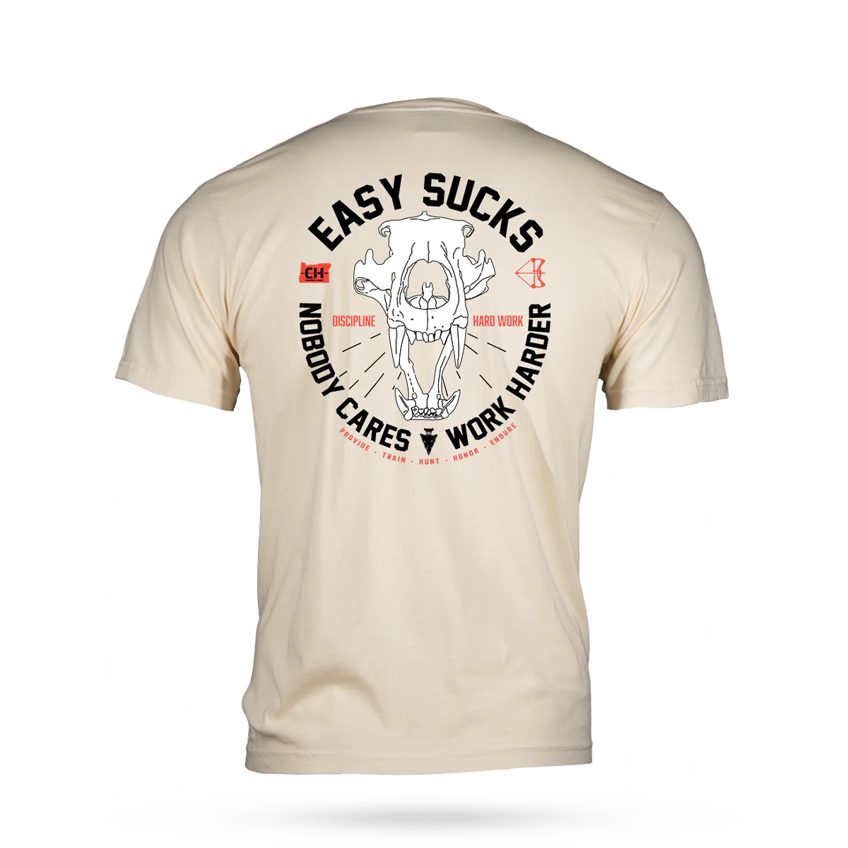 EASY SUCKS BEAR SKULL T-SHIRT