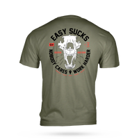 EASY SUCKS BEAR SKULL T-SHIRT