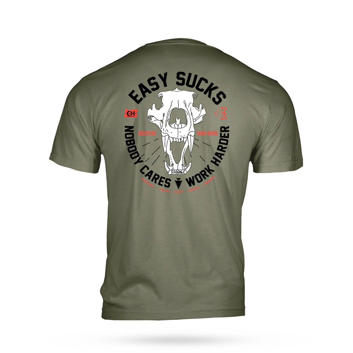 EASY SUCKS BEAR SKULL T-SHIRT