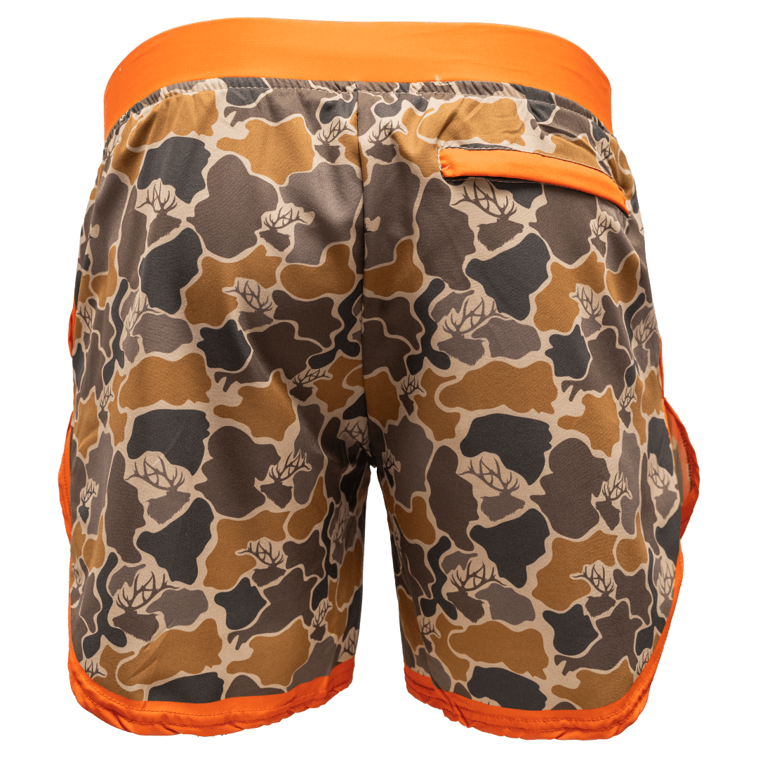 ELK CAMO STRIDER SHORTS