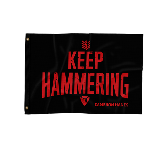 Keep Hammering Flag