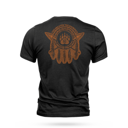 THE GREATER THE SACRIFICE T-SHIRT