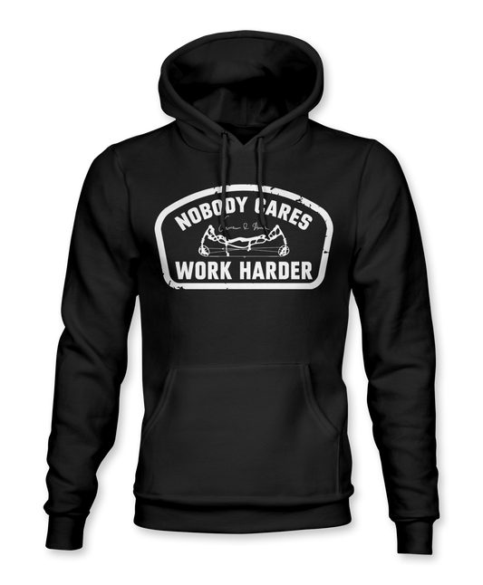 Nobody Cares Work Harder Patch Hoodie