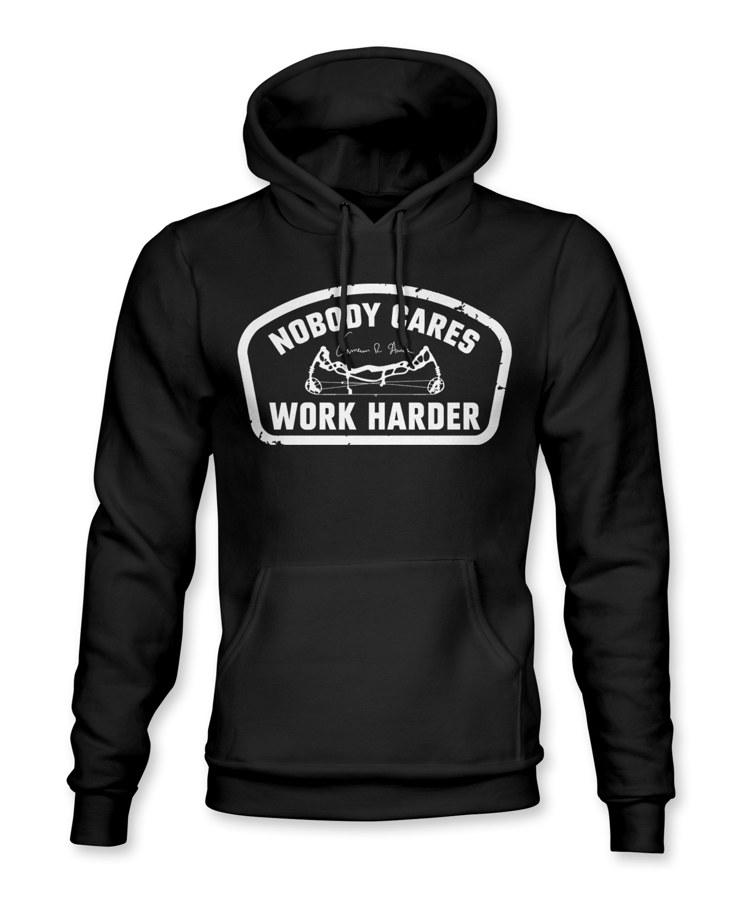 Nobody Cares Work Harder Patch Hoodie