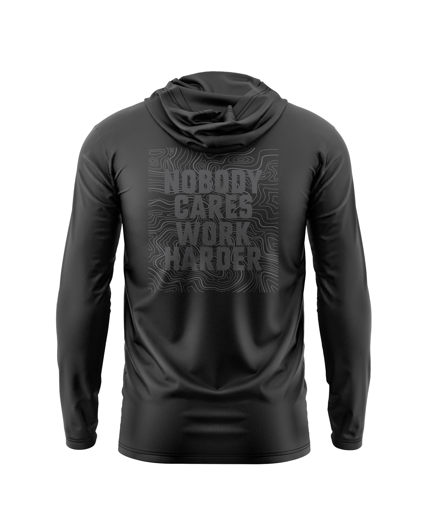 Nobody Cares Topography "Black Collection" Athletic Hoodie