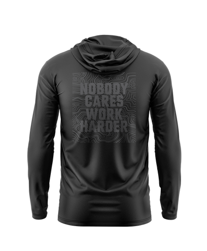 Nobody Cares Topography "Black Collection" Athletic Hoodie