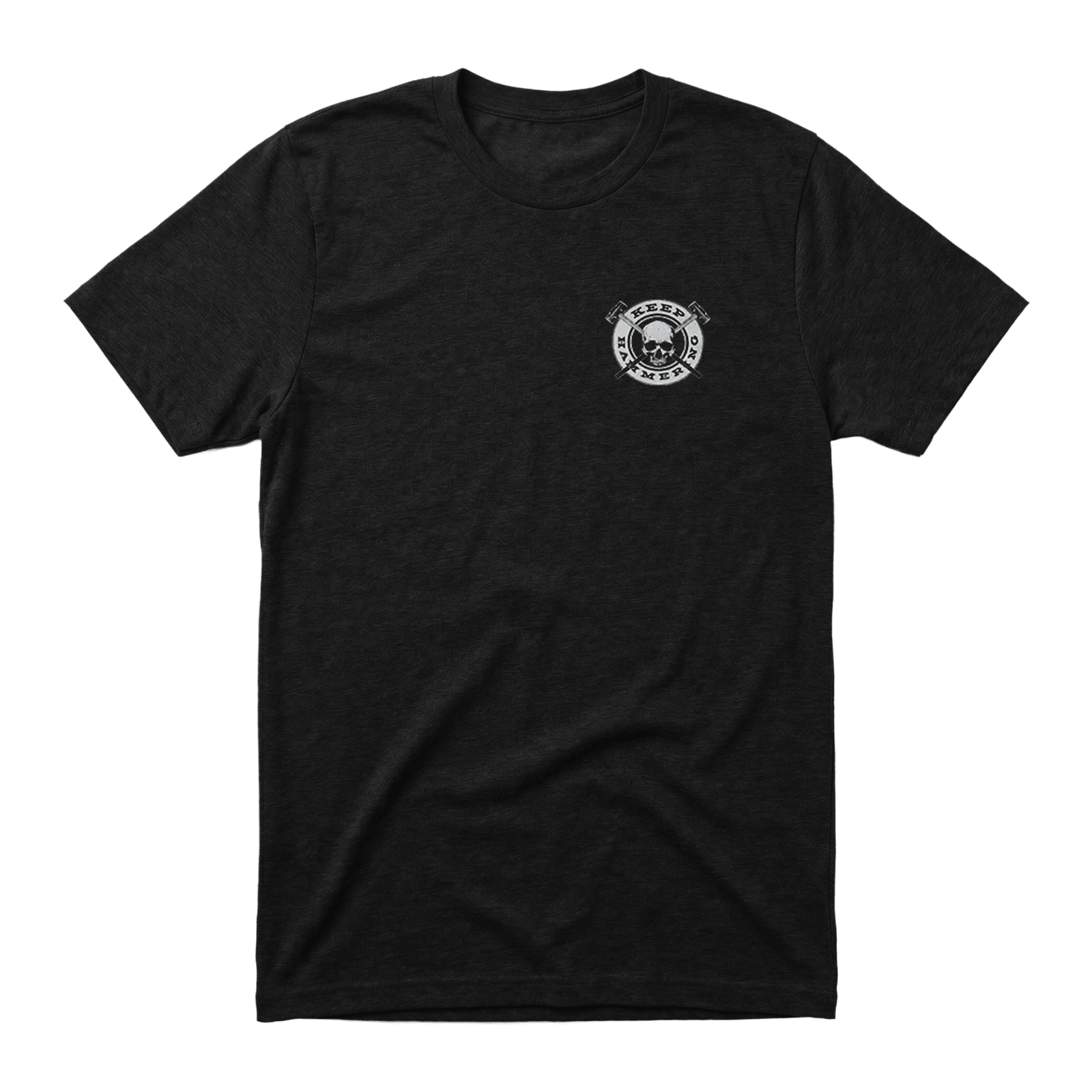KEEP HAMMERING SKULL T-SHIRT