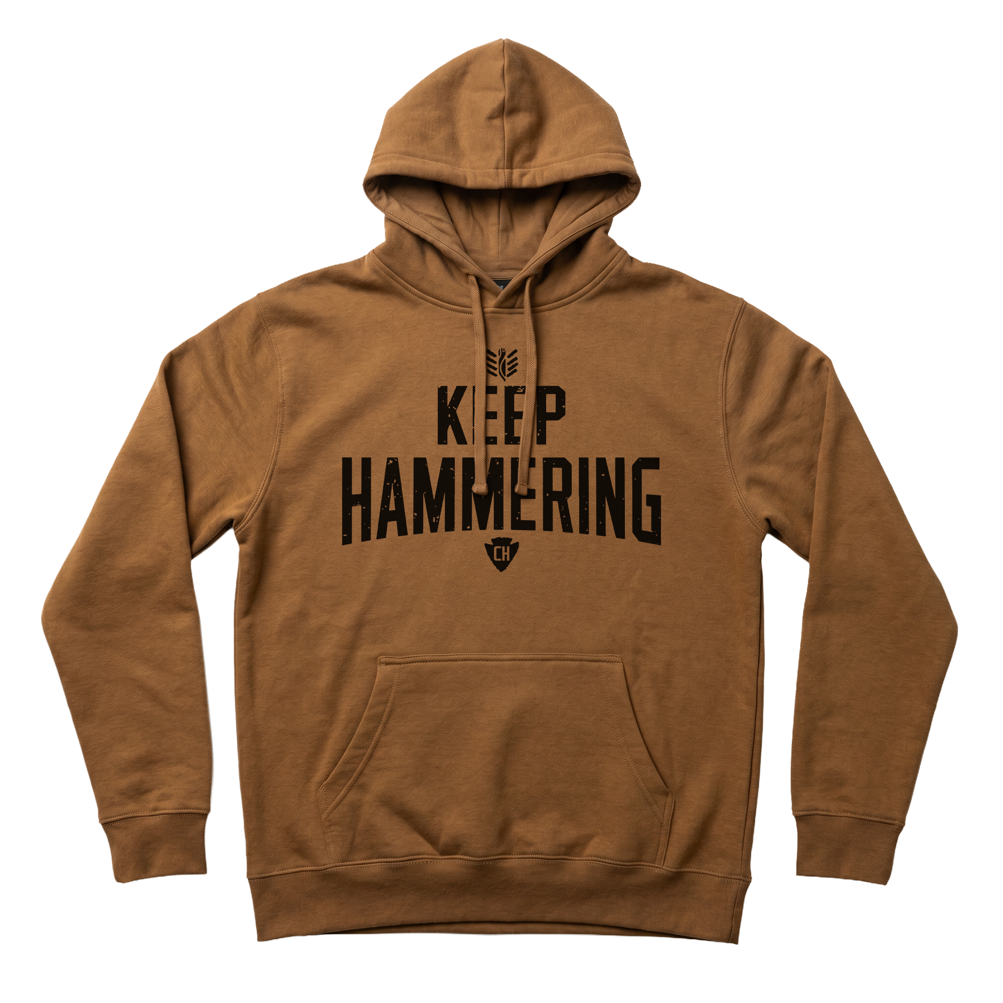 KEEP HAMMERING ARROW HOODIE