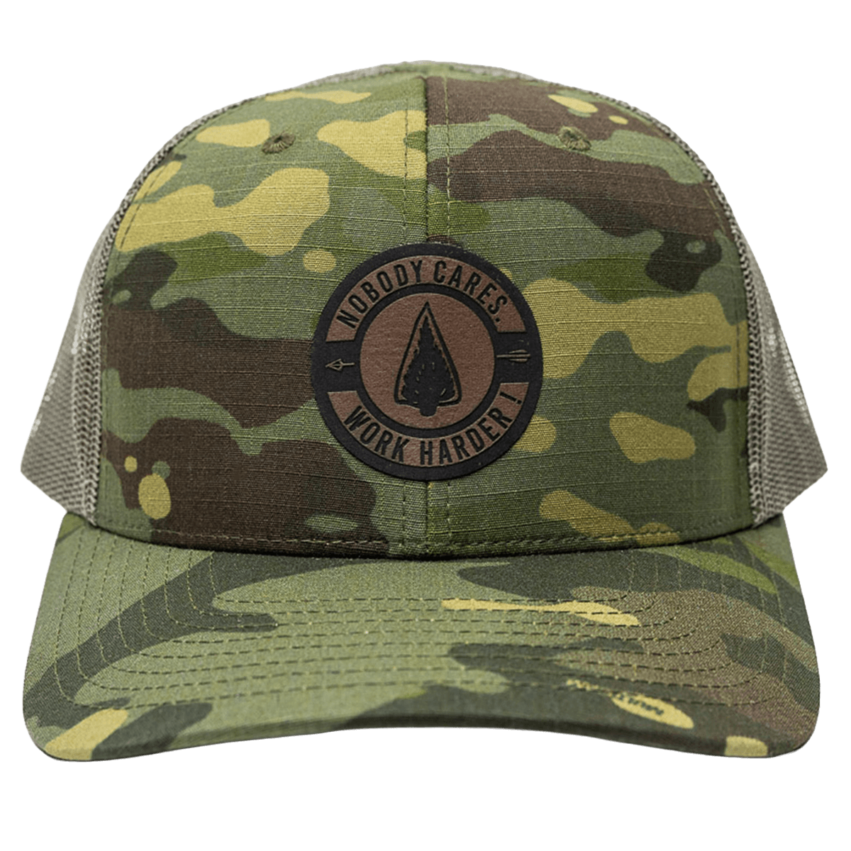 NOBODY CARES BROADHEAD CAMO HAT