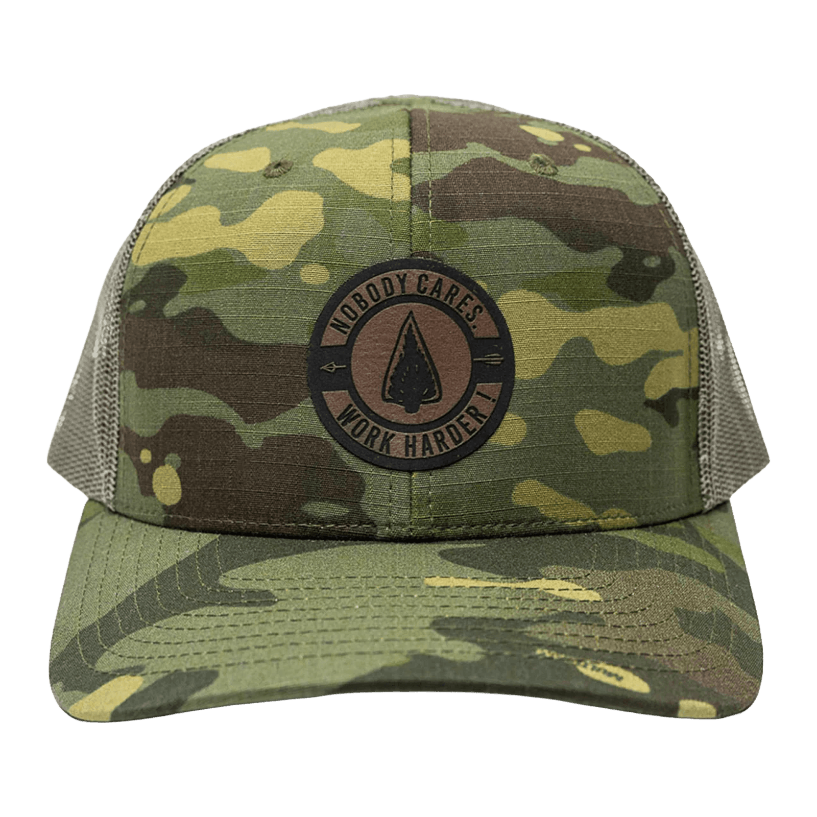 NOBODY CARES BROADHEAD CAMO HAT