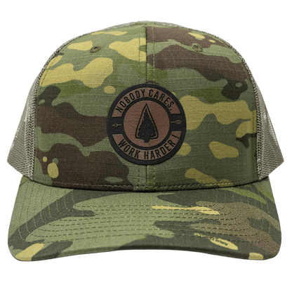 NOBODY CARES BROADHEAD CAMO HAT