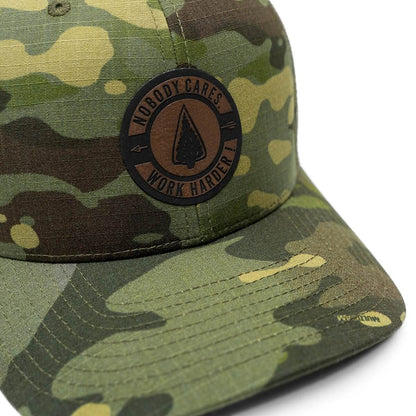 NOBODY CARES BROADHEAD CAMO HAT