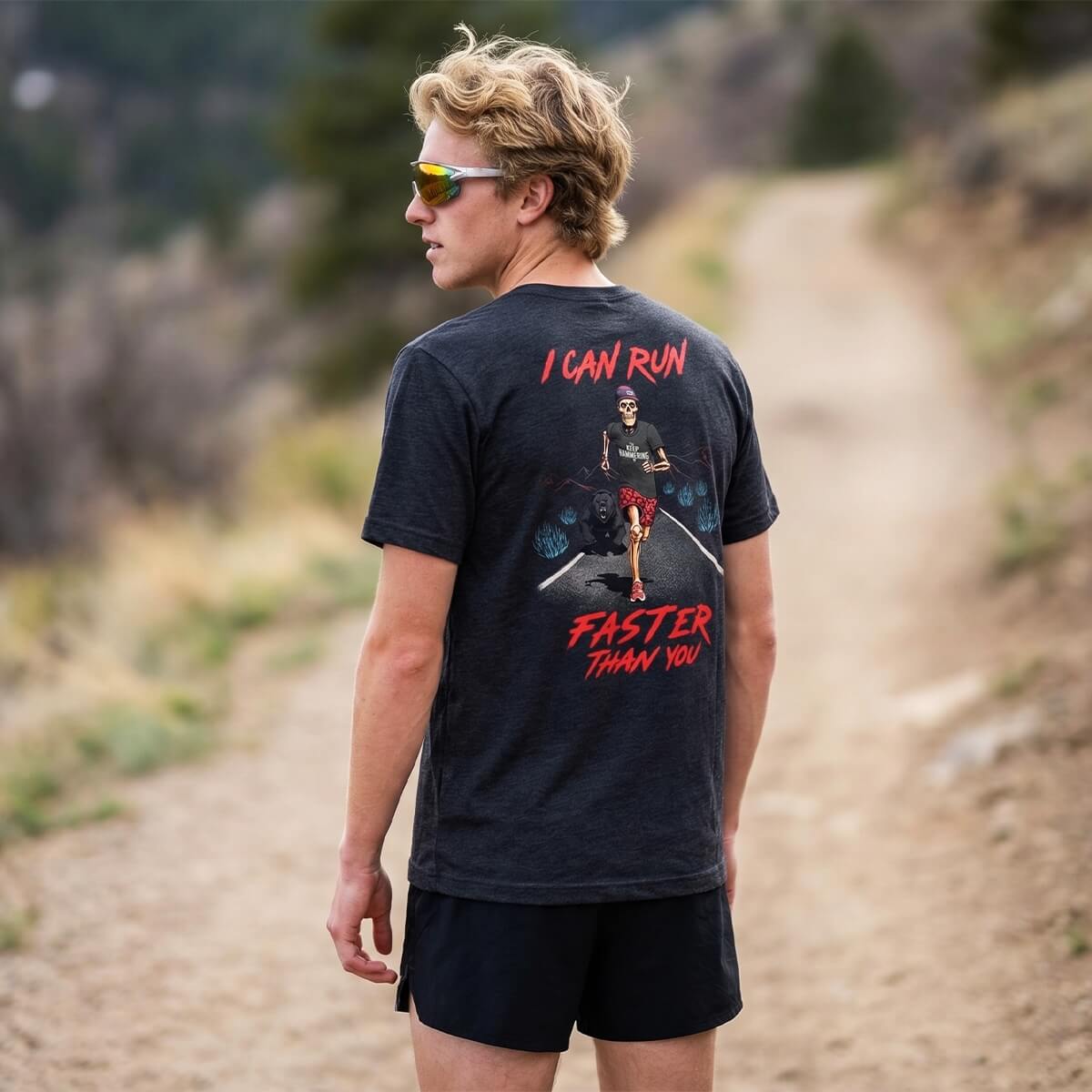 Run Faster T-Shirt | Lightweight Running Tri-Blend Tee