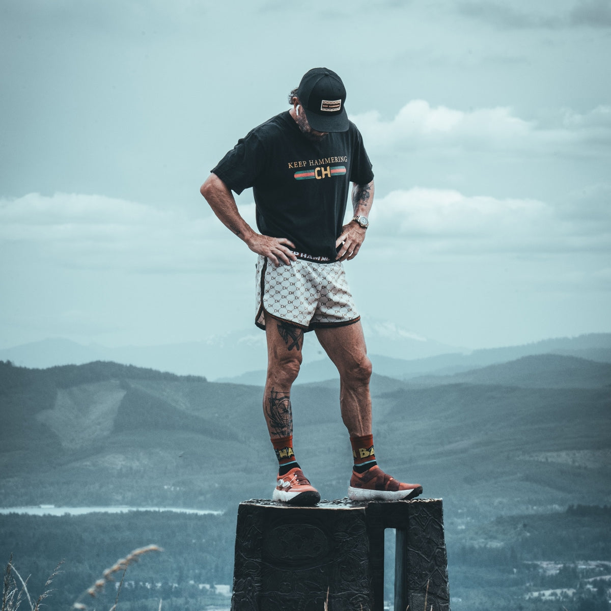 STRIDER CH MONOGRAM SHORTS