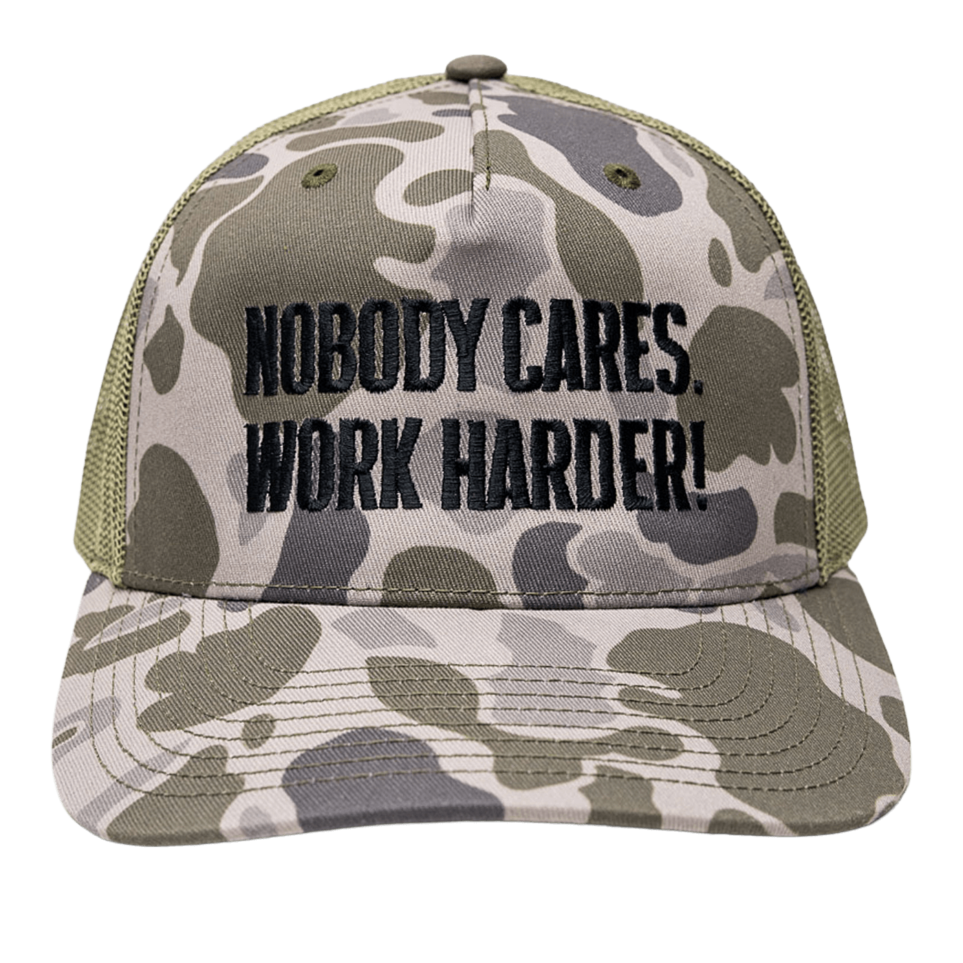 NOBODY CARES OG DUCK CAMO HAT