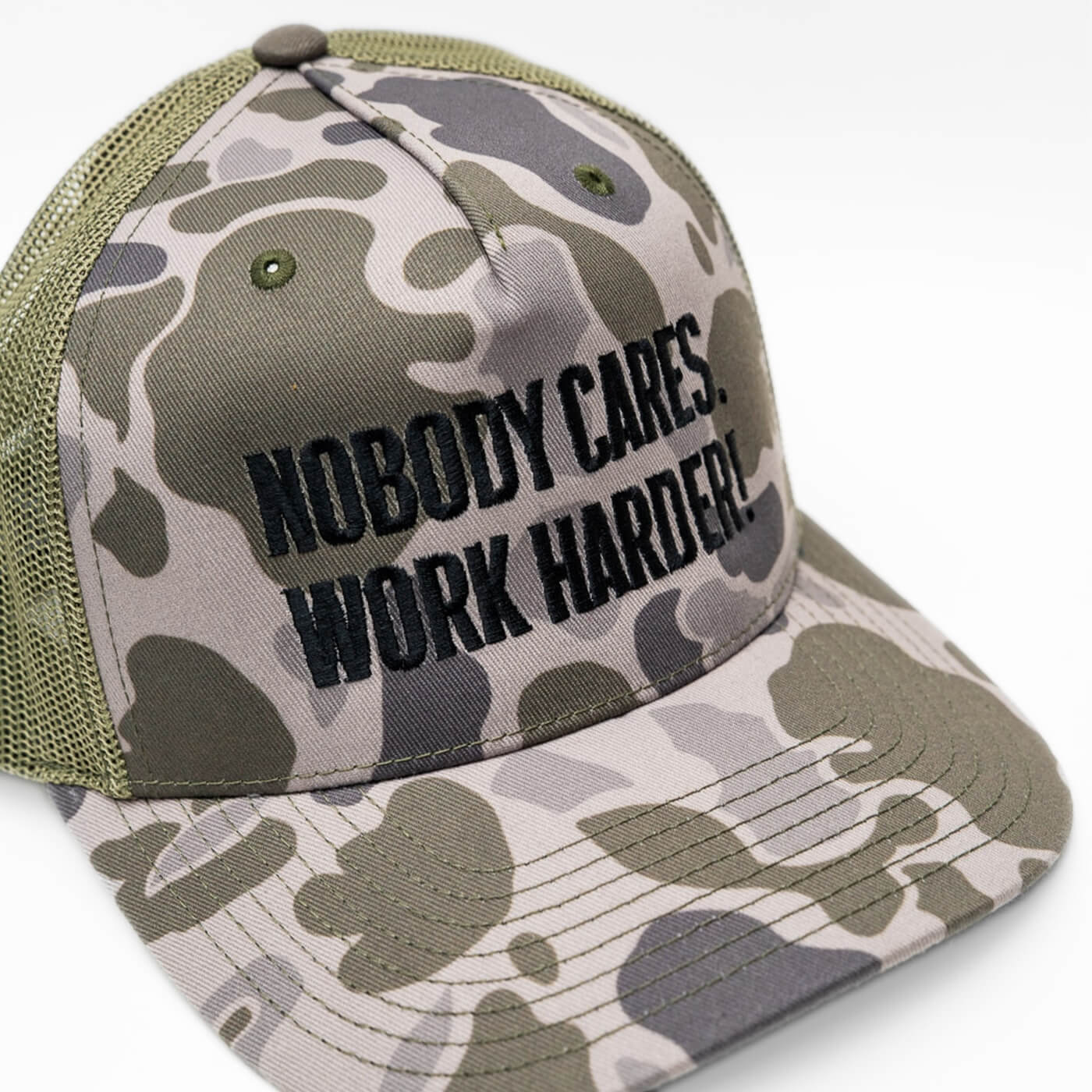 NOBODY CARES OG DUCK CAMO HAT