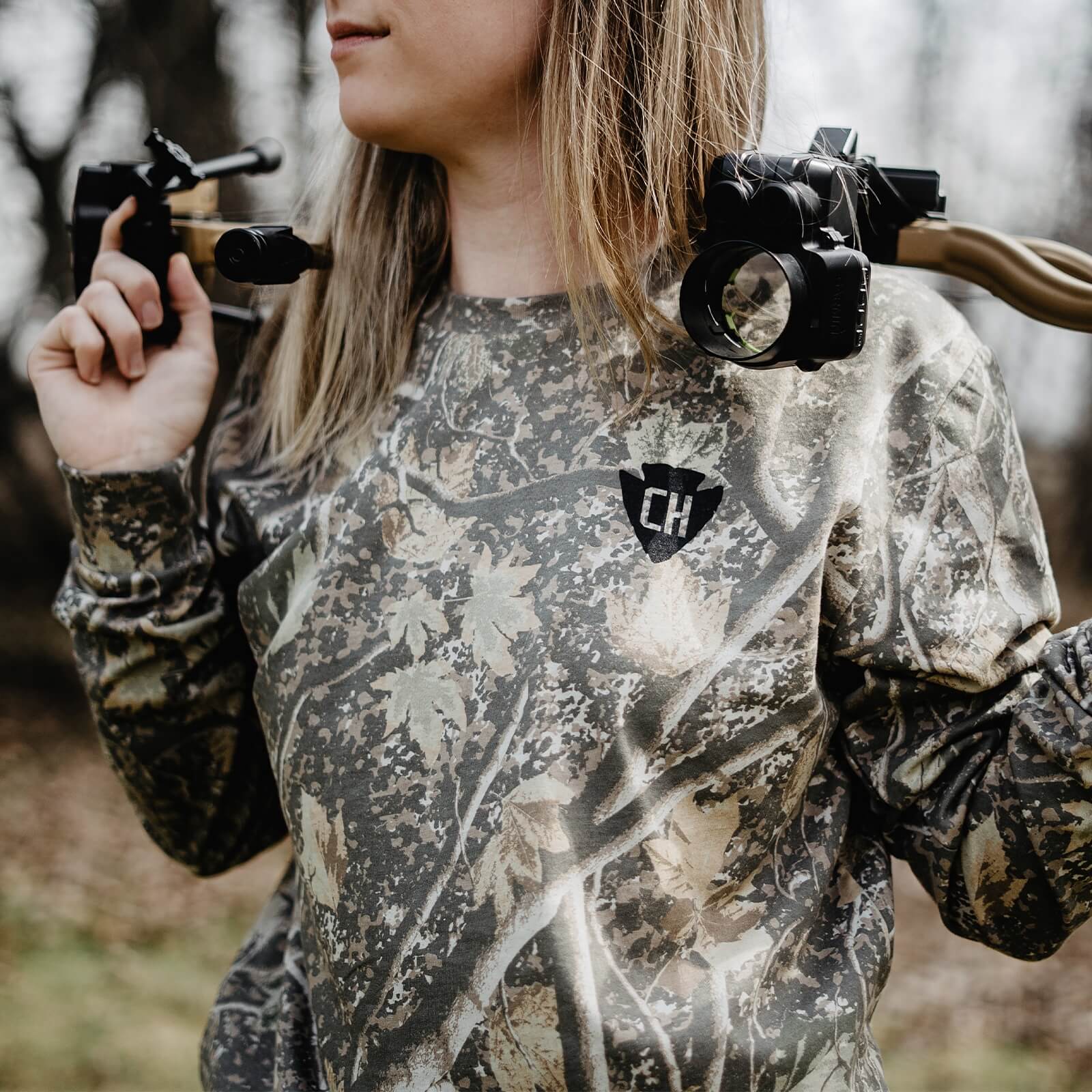 Arrowhead Long Sleeve Shirt | Midweight Cotton Camo Tee