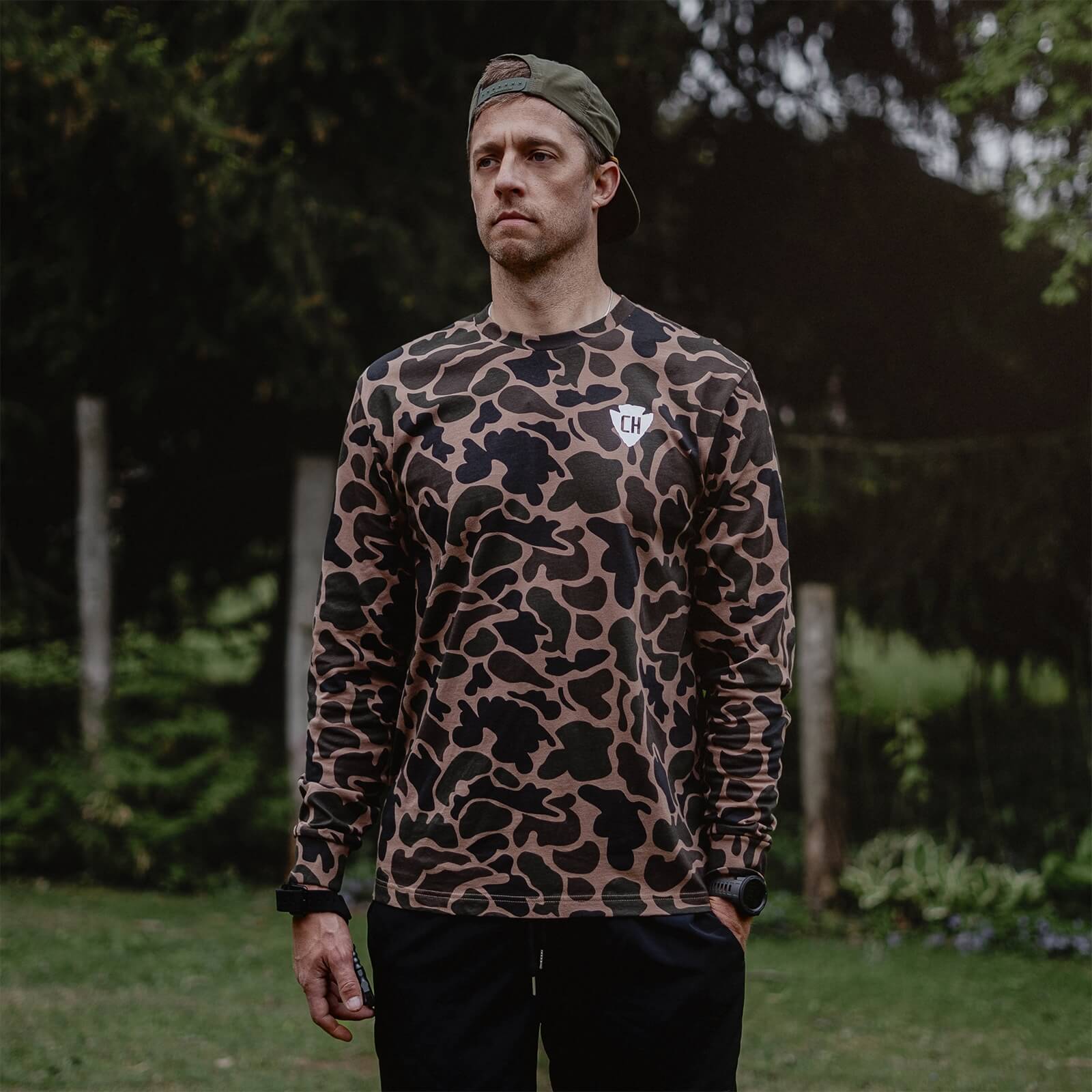 Arrowhead Long Sleeve Shirt | Midweight Cotton Camo Tee