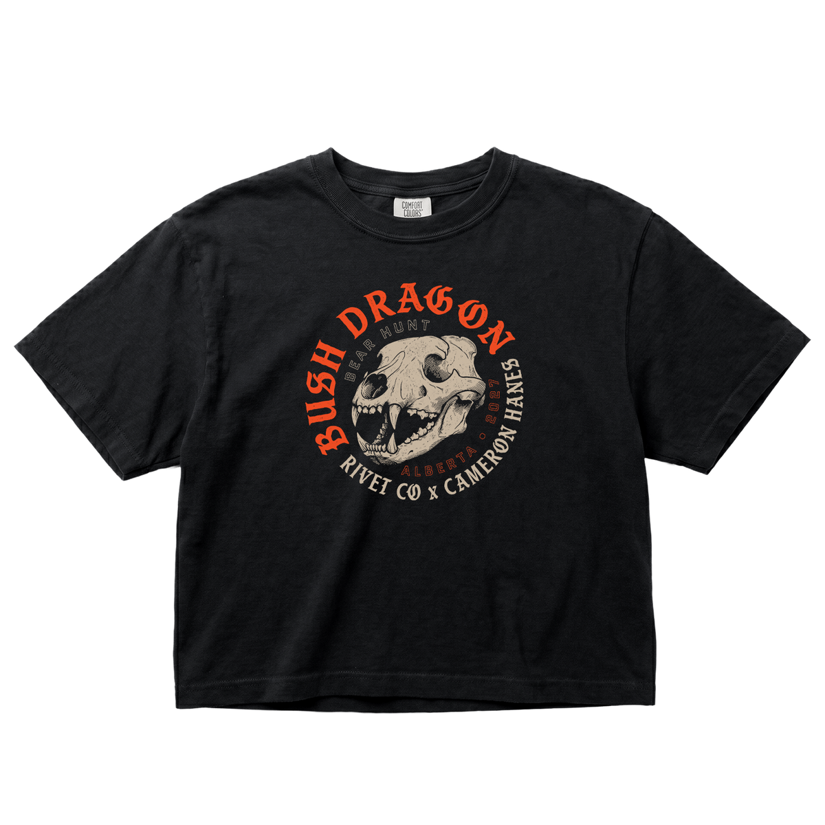 Bush Dragon Hunt Boxy Crop T-Shirt