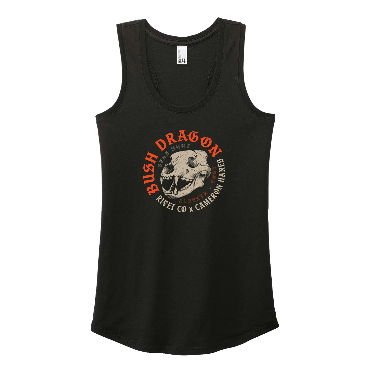 Bush Dragon Hunt Racerback Tank