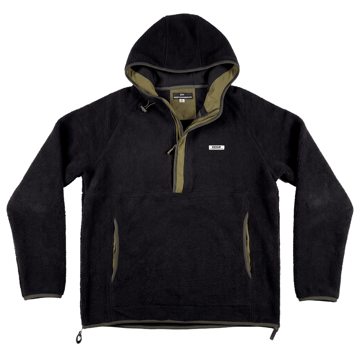 KEEP HAMMERING QUARTER ZIP FLEECE