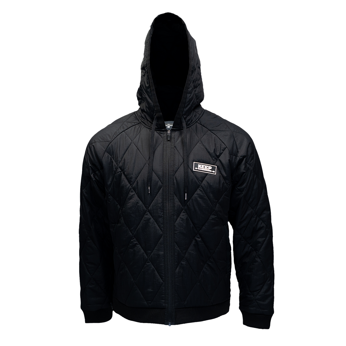 Keep Hammering Woobie Jacket in Black
