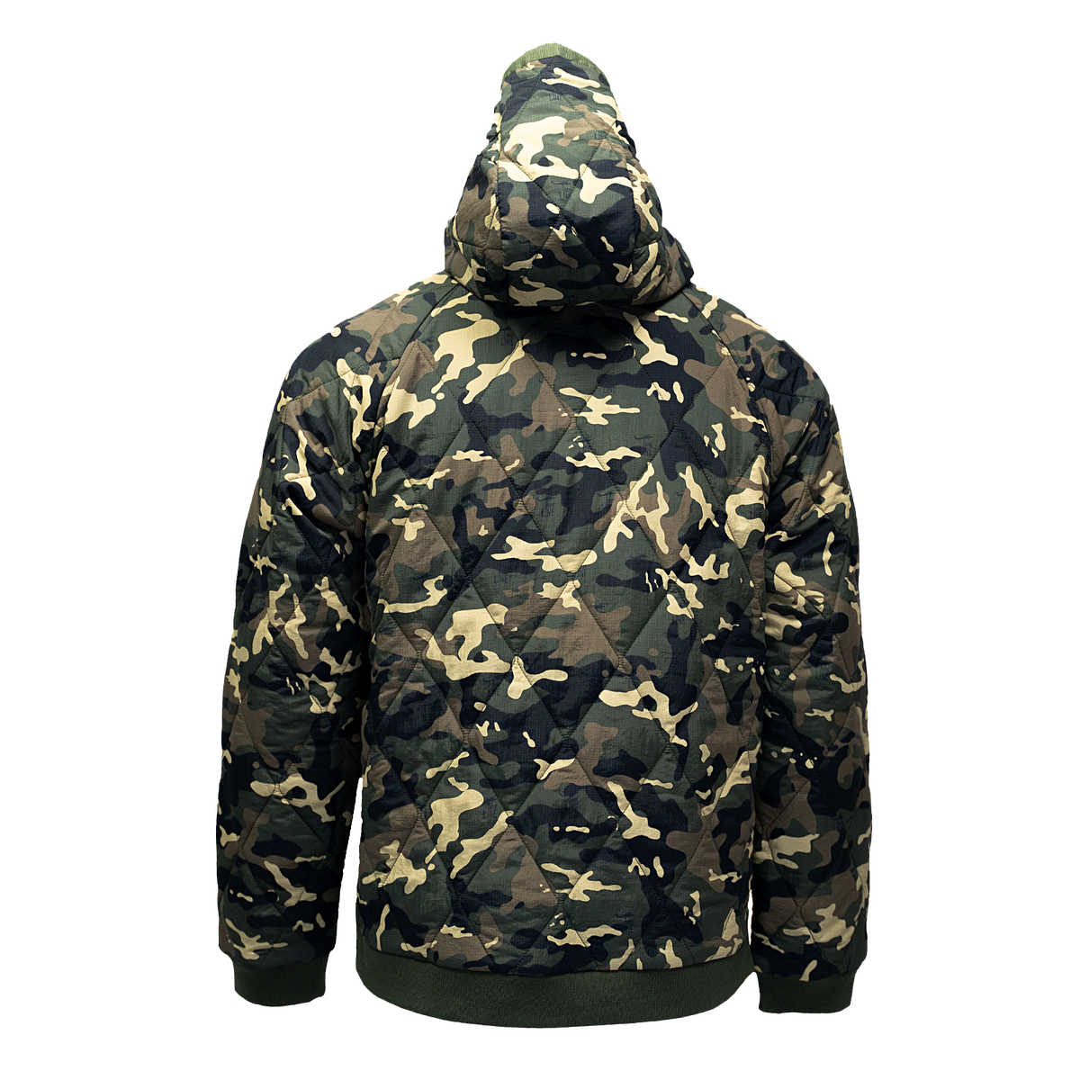 Keep Hammering Woobie Jacket in Woodland Camo
