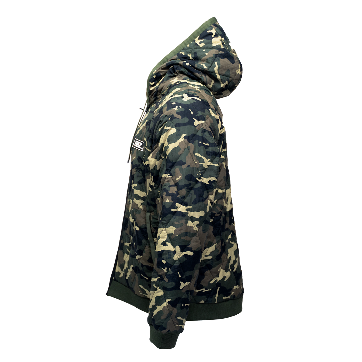 Keep Hammering Woobie Jacket in Woodland Camo