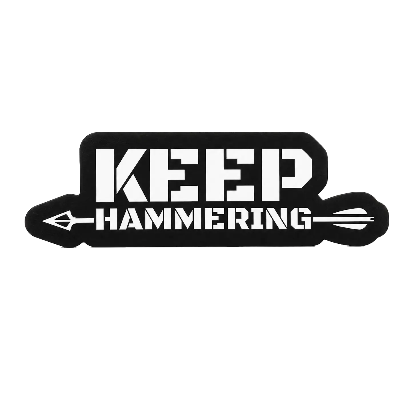 KEEP HAMMERING OG STICKER
