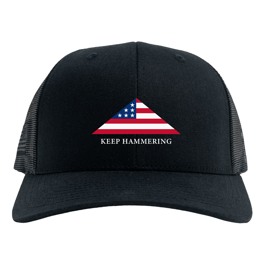 KEEP HAMMERING FLAG HAT