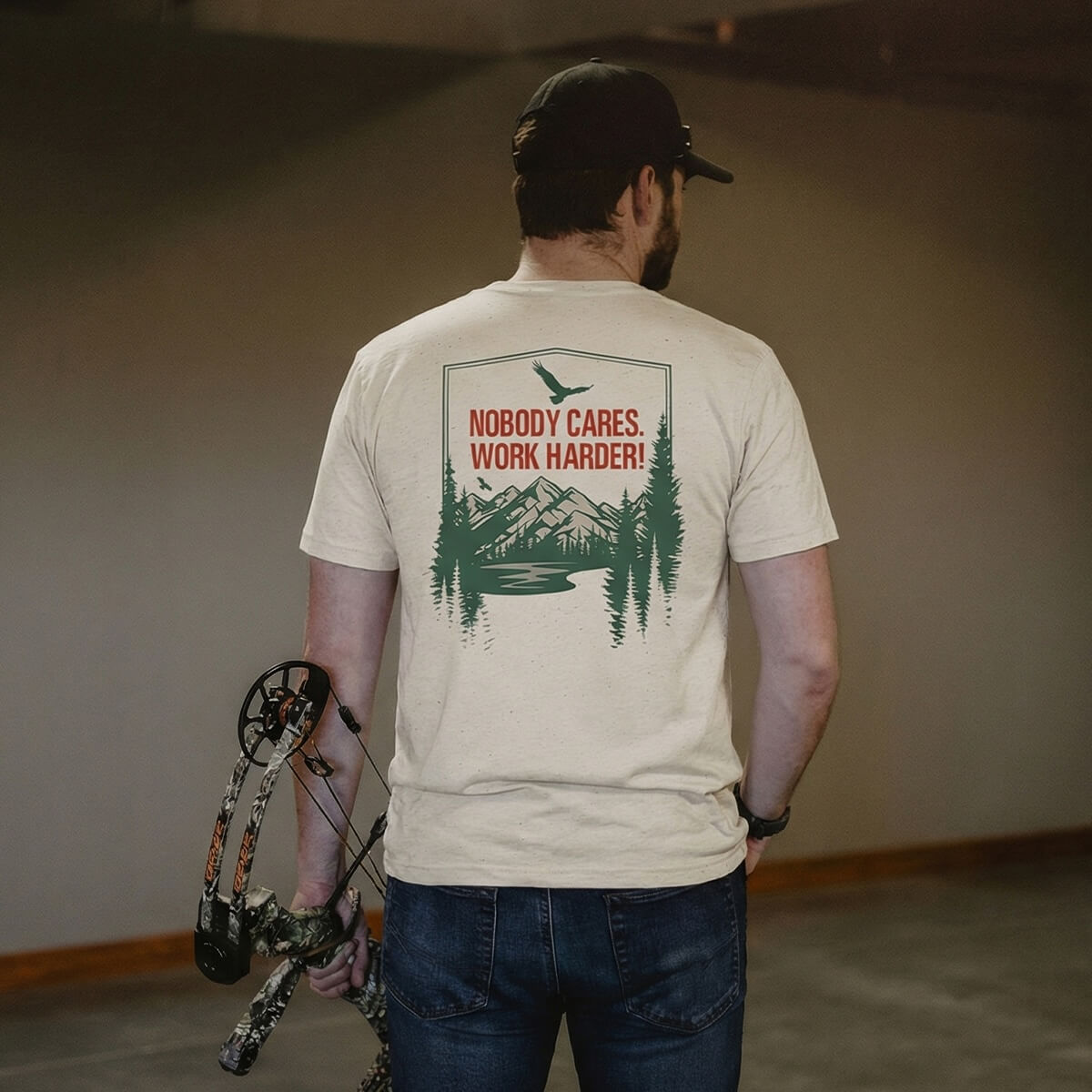 NOBODY CARES MOUNTAIN PEAK T-SHIRT