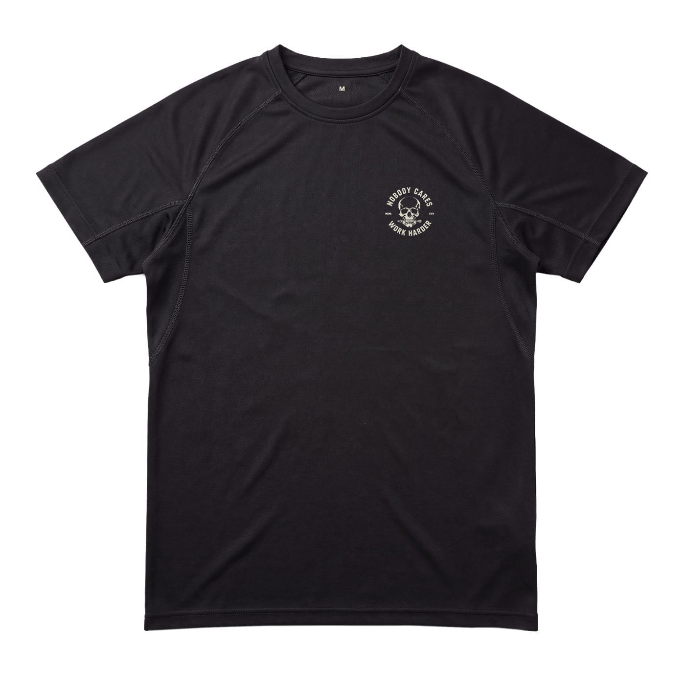 NOBODY CARES SKULL PERFORMANCE SHORT SLEEVE