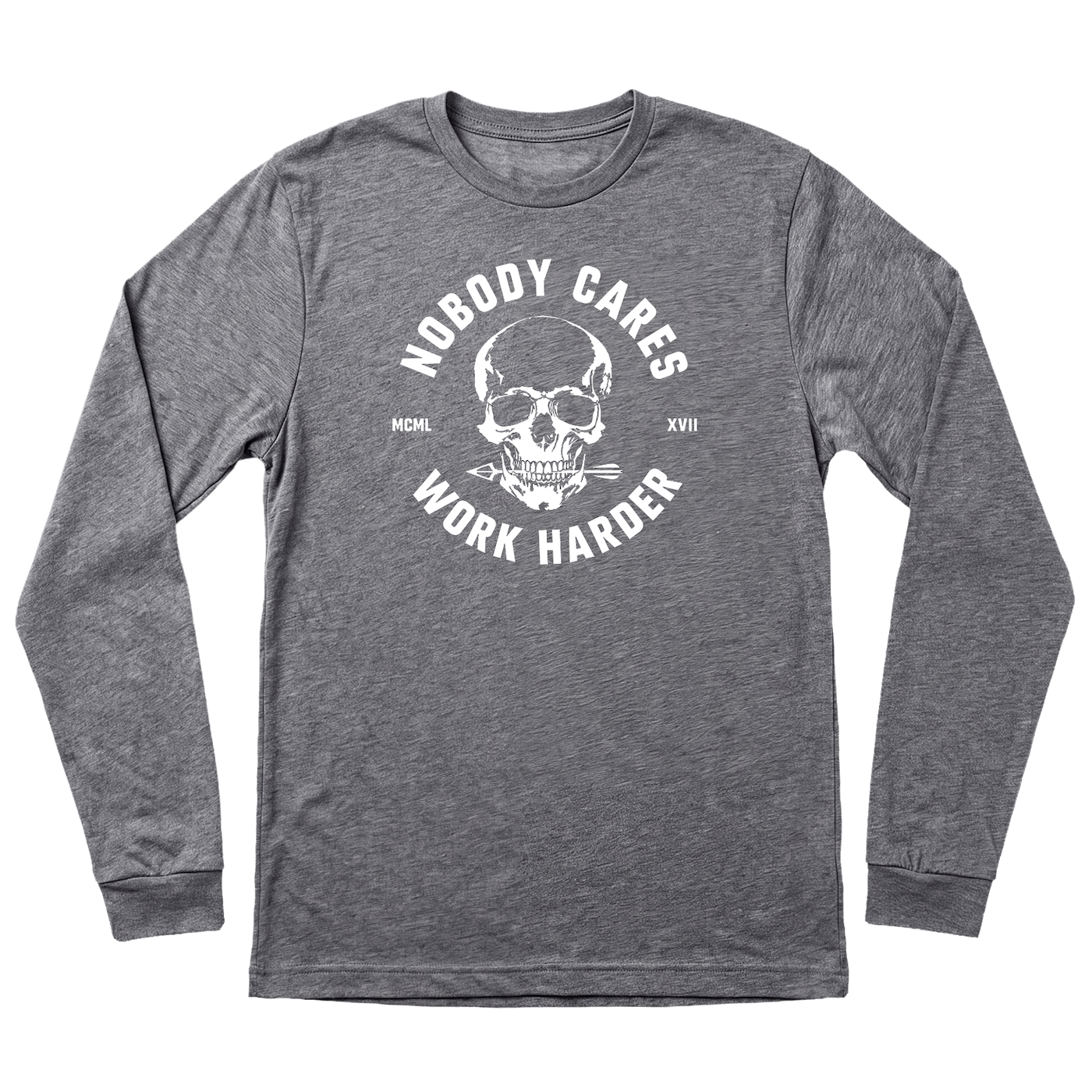 NOBODY CARES SKULL LONG SLEEVE