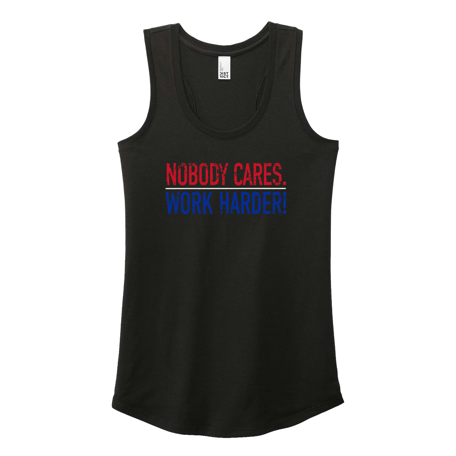 NOBODY CARES OG LIBERTY RACERBACK TANK