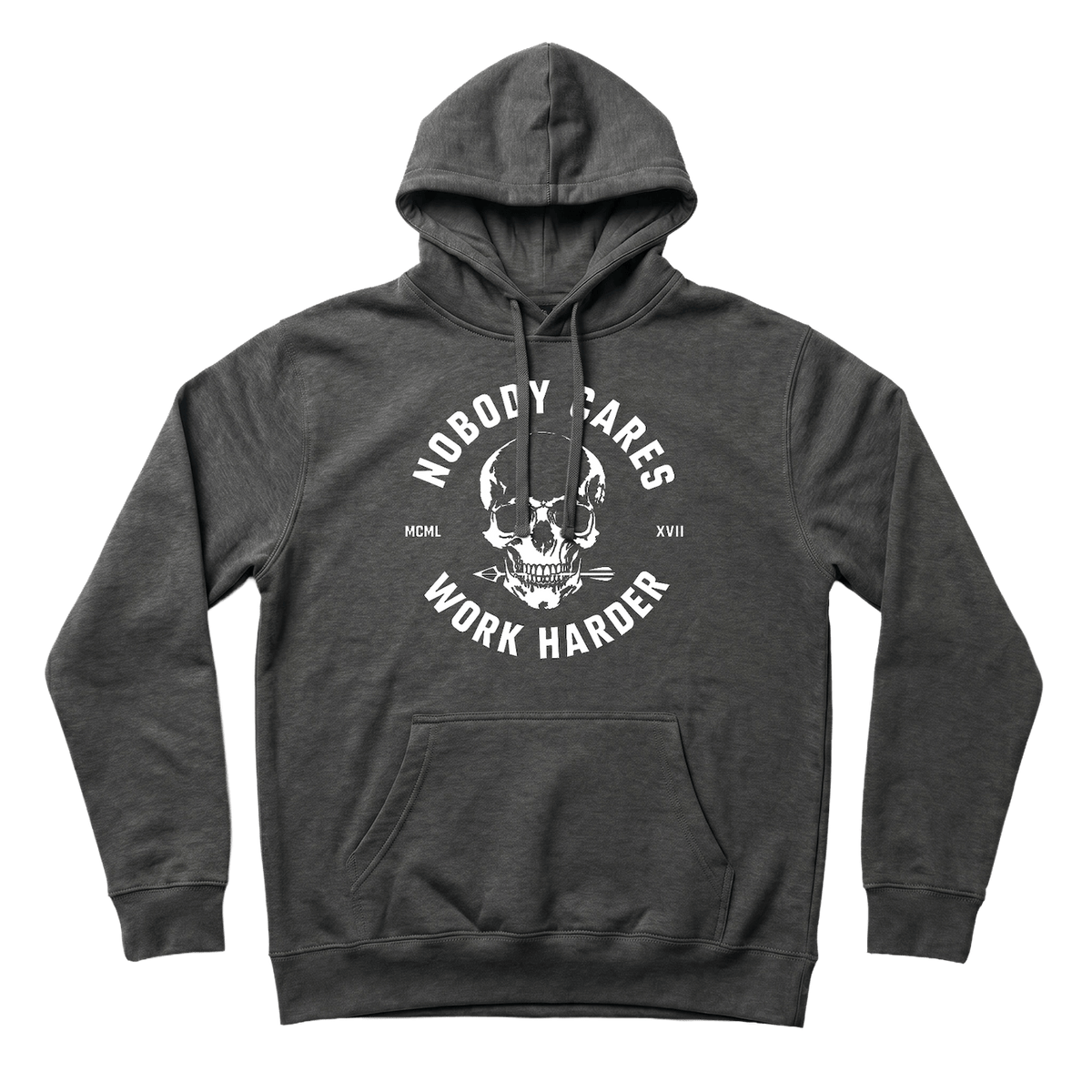 NOBODY CARES SKULL HOODIE