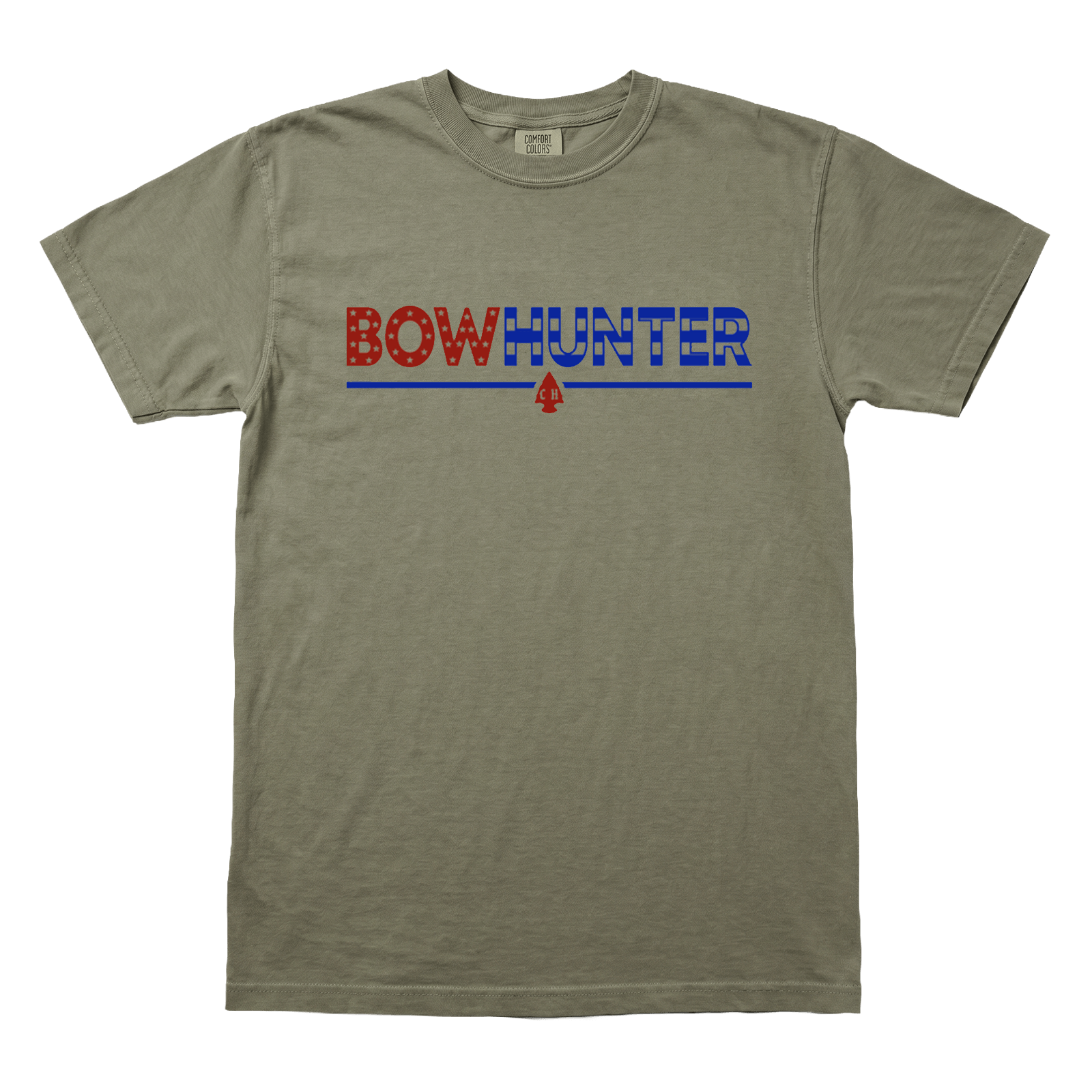 RED, WHITE, AND BOWHUNTER T-SHIRT