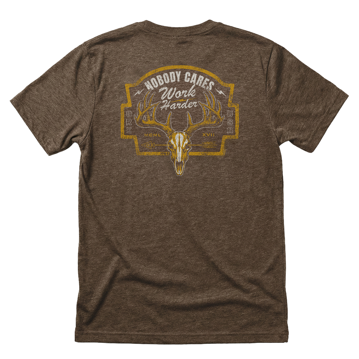 NOBODY CARES VINTAGE STRIKE T-SHIRT